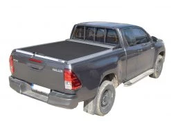 Tessera4x4 Roller Lid Shutter In Silver (Standard) Toyota Hilux 2016+ Space/Extra Cab