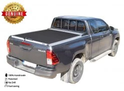 Tessera4x4 Roller Lid Shutter In Silver (Standard) Toyota Hilux 2016+ Space/Extra Cab