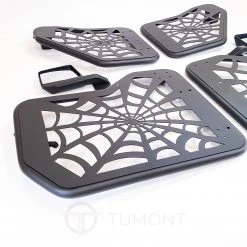 Tumont Car Parts Accessories Half Door With Mirrors, Spider Web, 4 Door, Jeep Wrangler JL