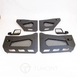 Tumont Car Parts Accessories Half Doors, With Mirrors, Space Ship Design, 4 Door, Jeep Wrangler JL