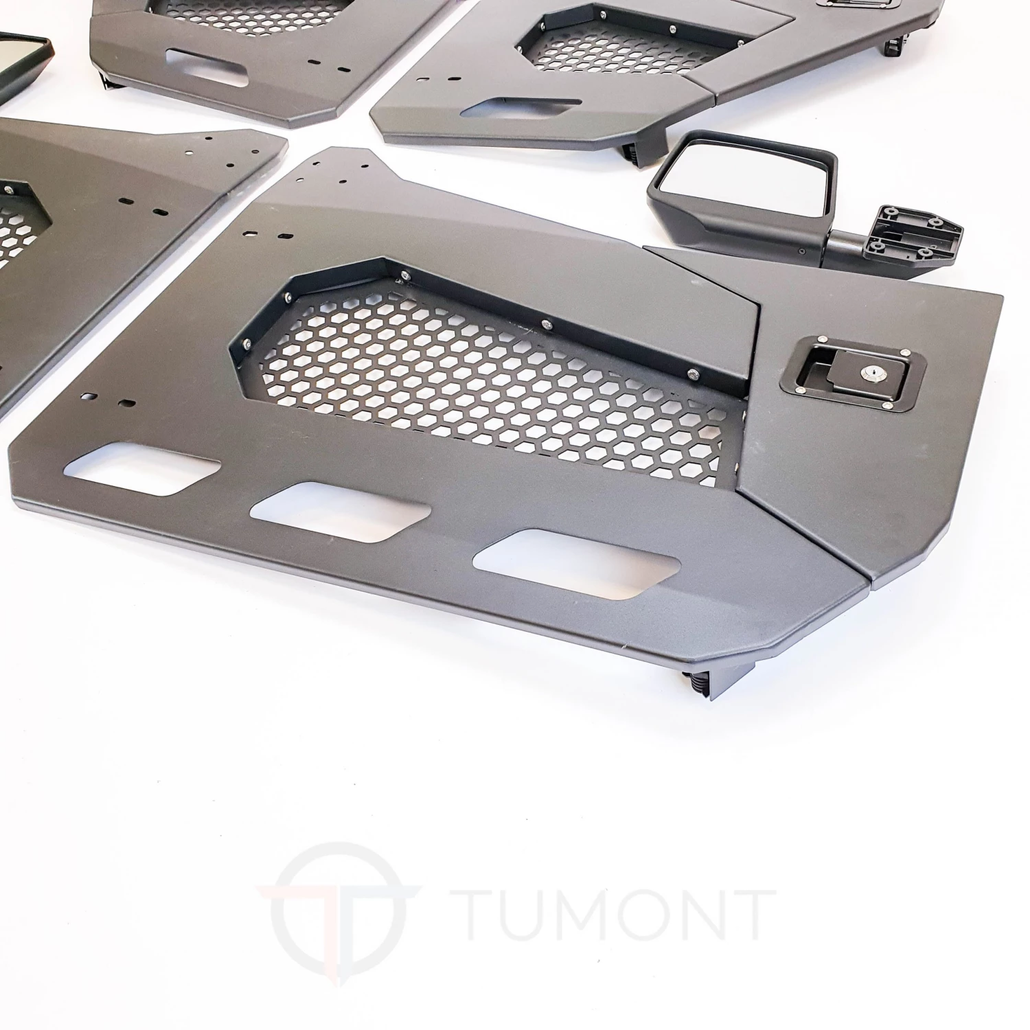 Tumont Car Parts Accessories Half Doors, With Mirrors, Space Ship Design, 4 Door, Jeep Wrangler JL 4 Tumont Car Parts Accessories Half Doors, With Mirrors, Space Ship Design, 4 Door, Jeep Wrangler JL