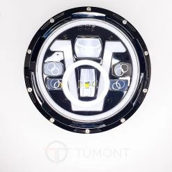 Tumont Car Parts Headlights LED, V-shape, Jeep Wrangler JK