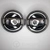 Tumont Car Parts Headlights LED, Half Circle, Jeep Wrangler JK