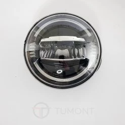 Tumont Car Parts Headlights LED, Half Circle, Jeep Wrangler JK