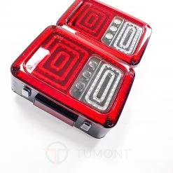 Tumont Car Parts Taillights LED, Maze Style, Jeep Wrangler JK