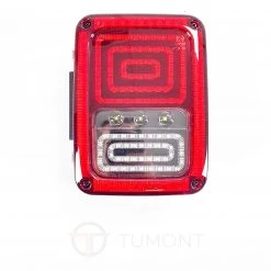 Tumont Car Parts Taillights LED, Maze Style, Jeep Wrangler JK
