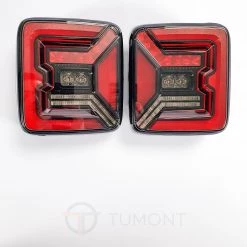 Tumont Car Parts Taillights LED, Night Bat Style, Jeep Wrangler JL