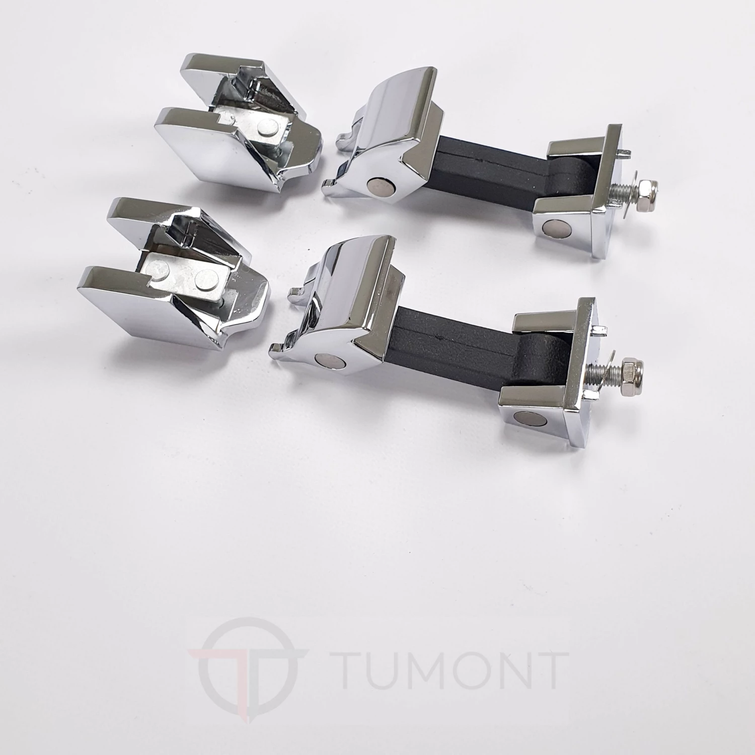 Tumont Car Parts Hood Latches, Chrome, Jeep Wrangler JK 3 Tumont Car Parts Hood Latches, Chrome, Jeep Wrangler JK