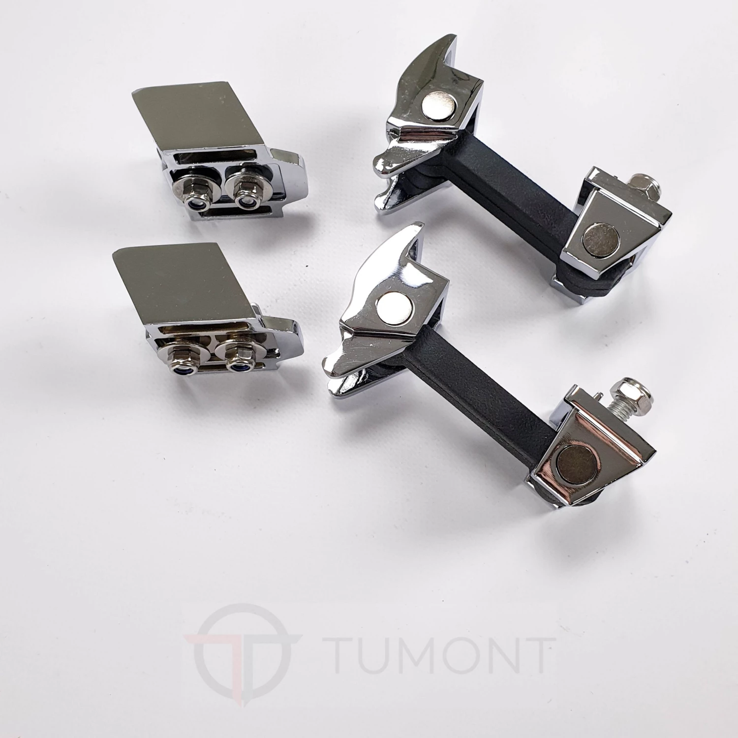 Tumont Car Parts Hood Latches, Chrome, Jeep Wrangler JK 7 Tumont Car Parts Hood Latches, Chrome, Jeep Wrangler JK