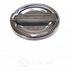 Tumont Car Parts Tank Cap Cover, Carbon Fiber Design, Jeep Wrangler JL