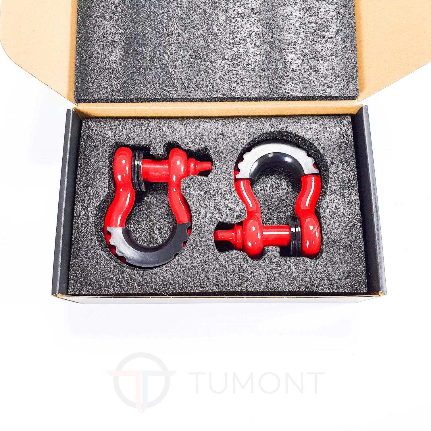 Tumont Car Parts Nissan Patrol Y61 & Y62 D Ring, RED With Rubber Isolation (4.75 Ton) (set Of 2) 4 Tumont Car Parts Nissan Patrol Y61 & Y62 D Ring, RED With Rubber Isolation (4.75 Ton) (set Of 2)
