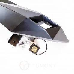 Tumont Car Parts Rear Bumper, Second Generation Topfire With LED, Jeep Wrangler JK