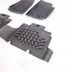 Tumont Car Parts Accessories Floor Mats Set, Rubber, 4 Door, Jeep Wrangler JK