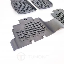 Tumont Car Parts Accessories Floor Mats Set, Rubber, 4 Door, Jeep Wrangler JK