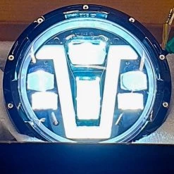 Tumont Car Parts Headlights LED, V-shape, Jeep Wrangler JK