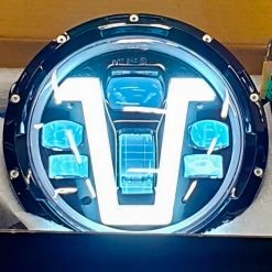 Tumont Car Parts Headlights LED, V-shape, Jeep Wrangler JK