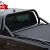 Tessera4x4 Roll Bar, Black Matt Stainless Steel Sport Design One And A Half Leg Volkswagen Amarok 2011+ Roll Bars