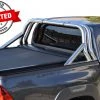 Tessera4x4 Roll Bar, Stainless Steel Sport Design Two Legs Toyota Hilux 2016+