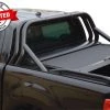 Tessera4x4 Roll Bar, Black Matt Stainless Steel Sport Design Two Legs Roll Bars