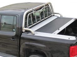 Tessera4x4 Roll Bars Roll Bar, Stainless Steel 1 1/2 Leg With Protective Grille Guard Volkswagen Amarok
