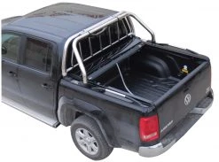 Tessera4x4 Roll Bar, Stainless Steel Two Legs With Protective Grille Guard Volkswagen Amarok Roll Bars