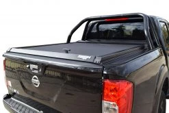 Tessera4x4 Roll Bar, Black Matt Stainless Steel Two Legs, Nissan D23-NP300 2016+