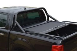 Tessera4x4 Roll Bar, Black Matt Stainless Steel Sport Design One And A Half Leg Volkswagen Amarok 2011+ Roll Bars