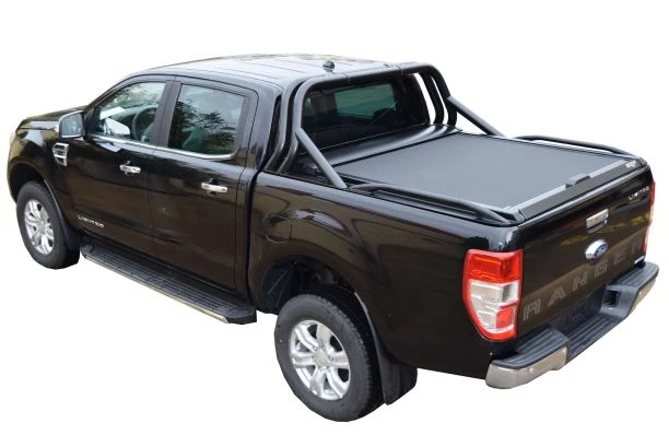 Tessera4x4 Roll Bars Roll Bar, Black Matt Stainless Steel Sport Design Two Legs, Ford Ranger 2012+/2016+/2020+ 6 Tessera4x4 Roll Bars Roll Bar, Black Matt Stainless Steel Sport Design Two Legs, Ford Ranger 2012+/2016+/2020+