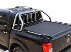 Tessera4x4 Roll Bar, Stainless Steel Two Legs, With Protective Grille Guard Nissan D23-NP300 2016+ Roll Bars