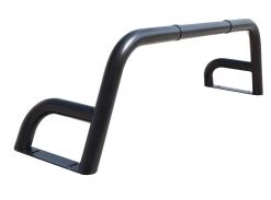 Tessera4x4 Roll Bar, Black Matt Stainless Steel One And A Half Leg, Nissan D23-NP300 2016+ Roll Bars