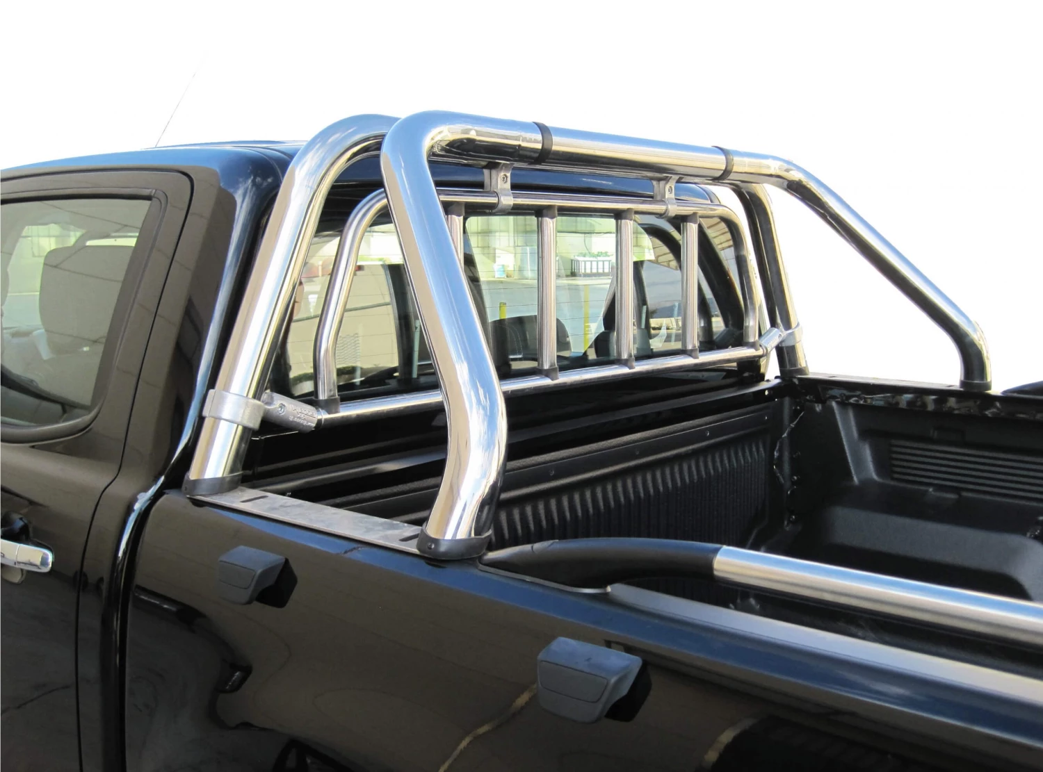 Tessera4x4 Roll Bar, Stainless Steel Two Legs With Protective Grille Guard Ford Ranger 2012+/2016+/2020+ 3 Tessera4x4 Roll Bar, Stainless Steel Two Legs With Protective Grille Guard Ford Ranger 2012+/2016+/2020+