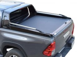 Tessera4x4 Roll Bar, New Sport Design Polyester With Built-in Black Matt Side Handrails, Toyota Hilux 2016+