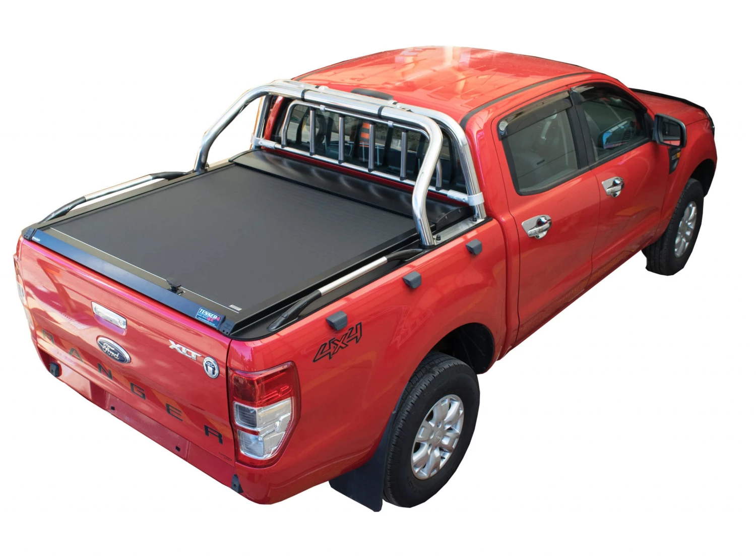 Tessera4x4 Roll Bar, Stainless Steel Two Legs With Protective Grille Guard Ford Ranger 2012+/2016+/2020+ 6 Tessera4x4 Roll Bar, Stainless Steel Two Legs With Protective Grille Guard Ford Ranger 2012+/2016+/2020+
