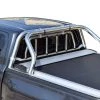 Tessera4x4 Roller Lid Shutter Roll Bar, Stainless Steel, 1 And A Half Leg, With Protective Grille Guard, Toyota Hilux 2016+