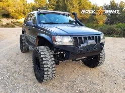 TUMONT Car Parts Sales 6 ROCK ARMY Jeep Grand Cherokee WJ (1998-2004) Front Bumper With Winch Base And Protector, XXT Version, Steel, Jeep Grand Cherokee WJ