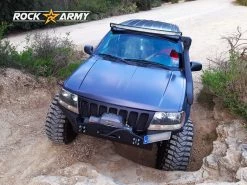 ROCK ARMY Jeep Grand Cherokee WJ (1998-2004) Front Bumper With Winch Base And Protector, XXT Version, Steel, Jeep Grand Cherokee WJ