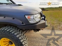 ROCK ARMY Nissan Patrol Y61 & Y62 Front Bumper WITH Aluminum Protector , Steel, Nissan Patrol GR Y61
