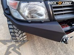 ROCK ARMY Front Bumper Without Aluminum Protector , Steel, Nissan Patrol GR Y61