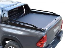 Tessera4x4 Roll Bar, Polyester With Built-in Black Matt Side Handrails, Toyota Hilux 2016+