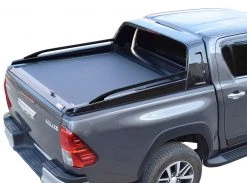 Tessera4x4 Roll Bar, Polyester With Built-in Black Matt Side Handrails, Toyota Hilux 2016+