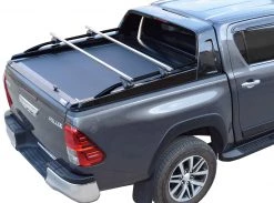 Tessera4x4 Roll Bar, Polyester With Built-in Black Matt Side Handrails, Toyota Hilux 2016+