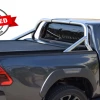 Tessera4x4 Roll Bar, Stainless Steel Sport Design One And A Half Leg Toyota Hilux 2016+