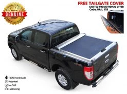 Tessera4x4 Roller Lid Shutter, Silver (Standard) Ford Ranger 2012+/2016+/2020+