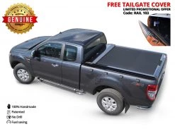 Tessera4x4 Roller Lid Shutter, Black Matt (PAINT-006) Ford Ranger 2012+/2016+/2020+