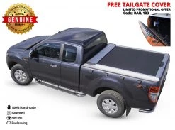 Tessera4x4 Roller Lid Shutter, Silver (Standard) Ford Ranger 2012+/2016+/2020+