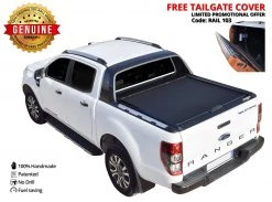 Tessera4x4 Roller Lid Shutter, Black Matt (PAINT-006) Ford Ranger 2012+/2016+/2020+